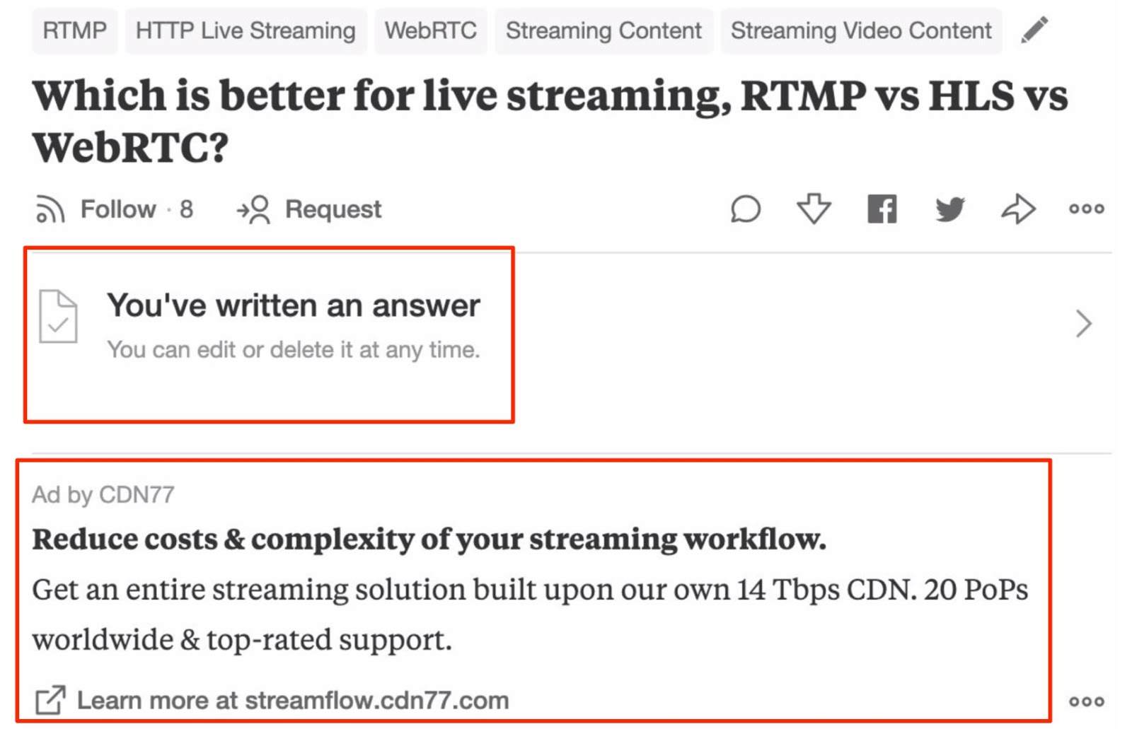 answer ad same question quora