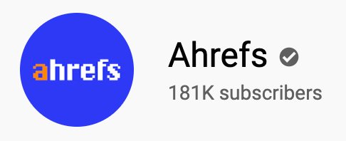 ahrefs youtube subs